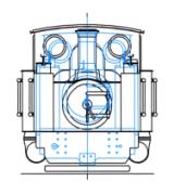 No. 8 profile, front view