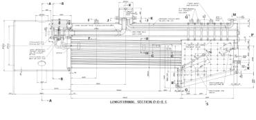 Boiler for 'Abigail', side elevation