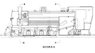BVR No. 2, side elevation in section