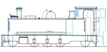 No. 8 profile, side view