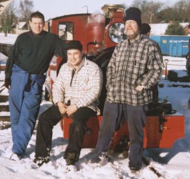 Test team Julian Stow, Peter Mintoft and John Scott